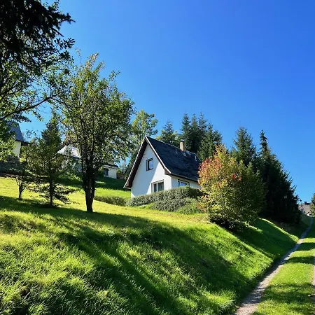 Urige Berghuette Mit Kamin Und Sauna Im Erzgebirge Nahe Schwarzwassertal Pobershau Eksteriør billede