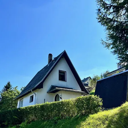 Urige Berghuette Mit Kamin Und Sauna Im Erzgebirge Nahe Schwarzwassertal Pobershau Eksteriør billede